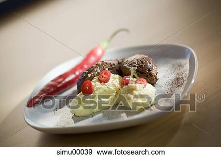 chili, dessert, food, chocolate mousse, chocolate, sharp, piquant View Large Photo Image Stock Photo - chili, dessert, food, chocolate mousse, chocolate, sharp, piquant. Fotosearch