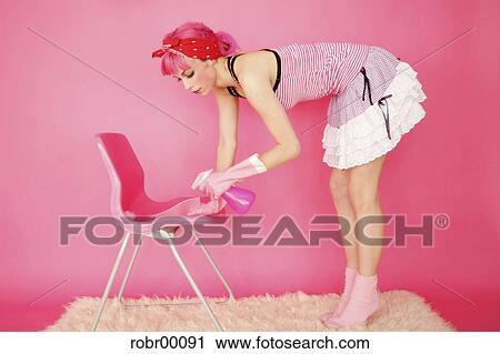 cleaning lady, pink, clean, scrub, cleanliness, spring cleaning View Large Photo Image Stock Image - cleaning lady, pink, clean, scrub, cleanliness, spring cleaning. Fotosearch