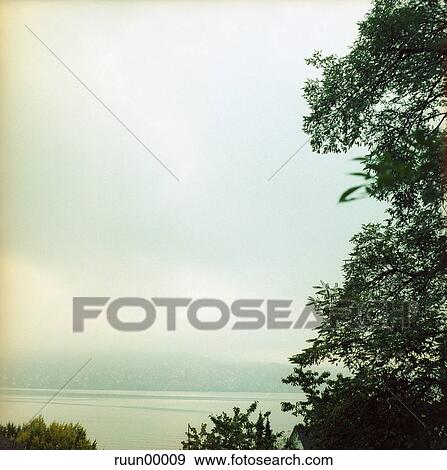 CROSSes, lake, landscape, scenery, tree, trees, mountain View Large Photo Image Stock Photo - CROSSes, lake, landscape, scenery, tree, trees, mountain. Fotosearch