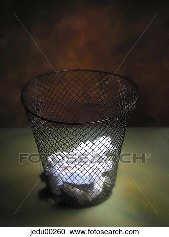 crumpled, dustbin, garbage, indoors, objects, paper, rubbish View Large Photo Image Stock Image - crumpled, dustbin, garbage, indoors, objects, paper, rubbish. Fotosearch
