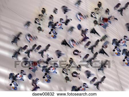 Day, ewing, crowd, commuter, business, people, aerial view View Large Photo Image Stock Image - Day, ewing, crowd, commuter, business, people, aerial view. Fotosearch