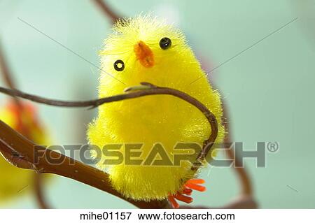 Stock Photo - Easter, chick, Easter eggs, eggs, decoration, egg, symbols. Fotosearch