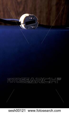 Stock Image - electric cable, german plug, electricity plug, unplugged, cable, stream, black. Fotosearch
