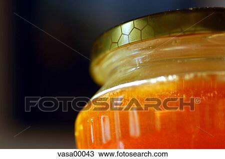 food, honey, amber, jar, open, sweet, bee View Large Photo Image Stock Image - food, honey, amber, jar, open, sweet, bee. Fotosearch