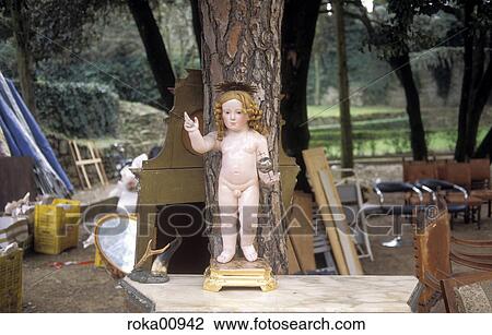 Stock Image - furniture, clobber, curiosities, antique, doll, puppet, collector. Fotosearch