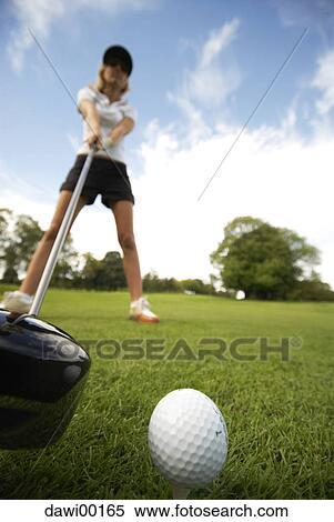 gulf, golf club, golfball, young woman, putter, sport, goal View Large Photo Image Stock Photography - gulf, golf club, golfball, young woman, putter, sport, goal. Fotosearch