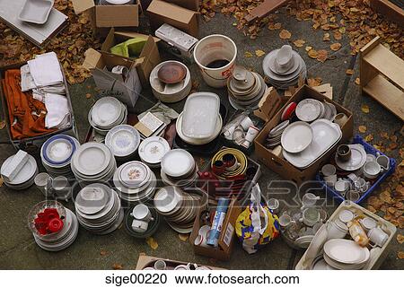 junk, articles, objects, table-ware, dishes, plate, dish View Large Photo Image Stock Image - junk, articles, objects, table-ware, dishes, plate, dish. Fotosearch