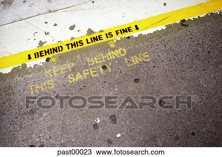 line, breakpoint, scripture, safety line, instruction, signature, yellow View Large Photo Image Stock Image - line, breakpoint, scripture, safety line, instruction, signature, yellow. Fotosearch