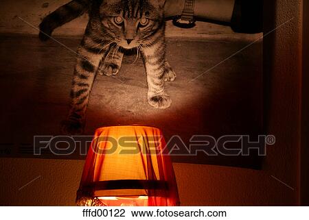 more badly, poster, black, lamp, bedside lamp, red View Large Photo Image Stock Image - more badly, poster, black, lamp, bedside lamp, red. Fotosearch