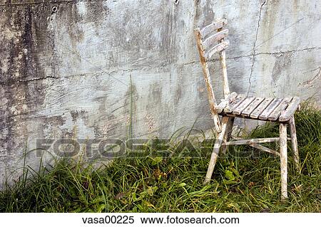 old, chair, wood, grass, object, antique, abandoned View Large Photo Image Stock Photography - old, chair, wood, grass, object, antique, abandoned. Fotosearch