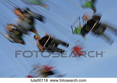 outdoor shot, outside, movement, move, spare time, fair, carousel View Large Photo Image Stock Photo - outdoor shot, outside, movement, move, spare time, fair, carousel. Fotosearch