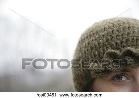 portrait, winter, cold, woolen hat, freeze, woman, young View Large Photo Image Stock Image - portrait, winter, cold, woolen hat, freeze, woman, young. Fotosearch