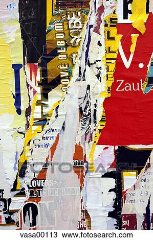poster, posters, paper, wall, tear, broken, destroyed View Large Photo Image Stock Image - poster, posters, paper, wall, tear, broken, destroyed. Fotosearch