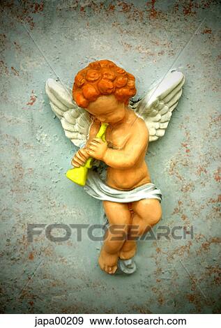 rod and line, palut, cherub, Music, musical instrument, objects, trumpet View Large Photo Image Stock Photo - rod and line, palut, cherub, Music, musical instrument, objects, trumpet. Fotosearch