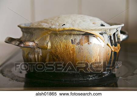 Stock Photography - to burn down, dingier, stove, stoves, spoilt, gone bad. Fotosearch