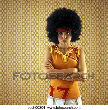 Picture - woman, human, adults, modern, fashion-conscious, model. Fotosearch