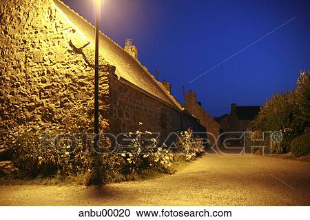 yellow, available light, blue, house, road, street, lantern View Large Photo Image Stock Image - yellow, available light, blue, house, road, street, lantern. Fotosearch
