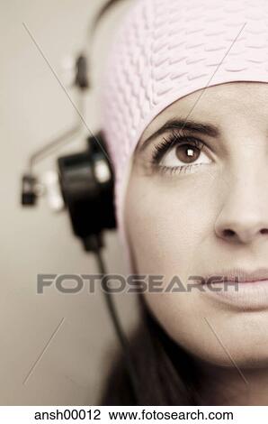 bathing cap, upward glance, dark hair, fashion, flat View Large Photo Image Stock Image - bathing cap, upward glance, dark hair, fashion, flat. Fotosearch