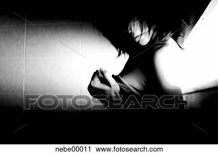 Stock Image - black, hand, young woman, woman, basely, beastly, bitchy. Fotosearch