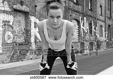 bodybuilding, woman, arms, strength training, storehouse, sport, tattoo View Large Photo Image Stock Photo - bodybuilding, woman, arms, strength training, storehouse, sport, tattoo. Fotosearch