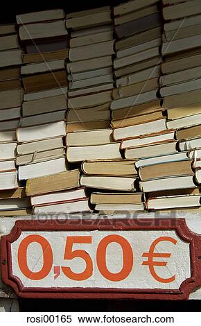 book, book collection, half euro, junk market, old, price, offer View Large Photo Image Stock Photography - book, book collection, half euro, junk market, old, price, offer. Fotosearch