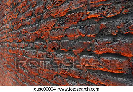 Picture - building, brick building, density, detail, Design, brick, architecture. Fotosearch