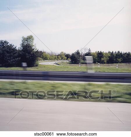 car, motorway, Germany, blurred, speed, guardrail, green View Large Photo Image Stock Image - car, motorway, Germany, blurred, speed, guardrail, green. Fotosearch