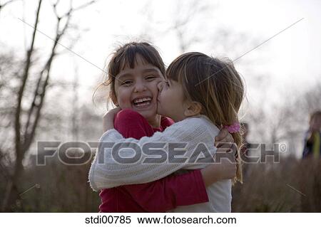 Stock Photography - child, girls group, playing children, children, girl, laugh, pools. Fotosearch