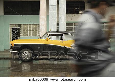classic car, Cuba, car, rain, havanna, yellow, black View Large Photo Image Stock Photo - classic car, Cuba, car, rain, havanna, yellow, black. Fotosearch