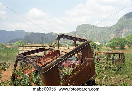 Cuba, Wrack View Large Photo Image Stock Photography - Cuba, Wrack. Fotosearch