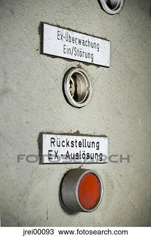 Stock Image - electric, ex-friend, ex-girlfriend, button, breakdown, observation, electrics. Fotosearch