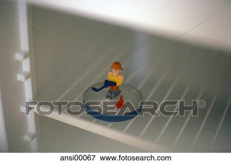 Stock Photo - fun, detail, nonsense, netminder, funny, merry, grey. Fotosearch