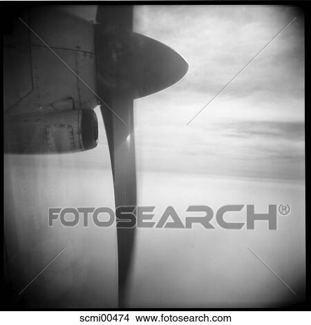 Picture - high up, holidays, vacation, Thailand, airplane, aircraft, aeroplane. Fotosearch