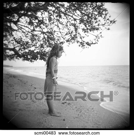 holidays, beach, vacation, Thailand, sea, child, girl View Large Photo Image Stock Image - holidays, beach, vacation, Thailand, sea, child, girl. Fotosearch