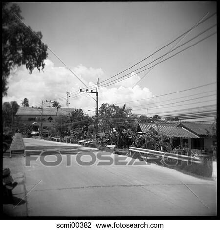 holidays, vacation, Thailand, road, street, houses, traffic View Large Photo Image Stock Image - holidays, vacation, Thailand, road, street, houses, traffic. Fotosearch