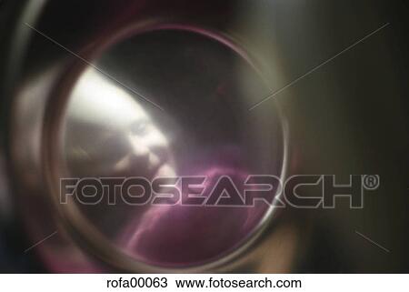 Stock Image - human, surreal, child, young, head, face, view. Fotosearch