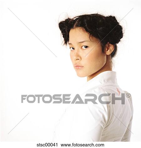 model, woman, asian, Asian, white shirt, beauty, white View Large Photo Image Stock Image - model, woman, asian, Asian, white shirt, beauty, white. Fotosearch
