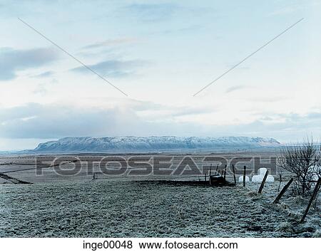 Stock Photo - mountain, wideness, distance, winter, snow, mountain range, sharp ridge. Fotosearch