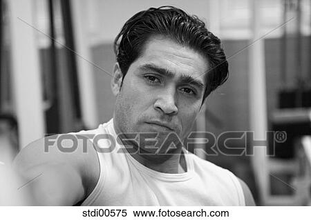Stock Photography - muscleman, teddy, build-up of muscles, strength training, bodybuilding, arms. Fotosearch