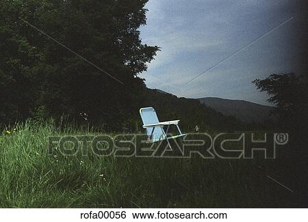 Stock Photograph - nature, camping, Valentine, meadow, trees, hill. Fotosearch