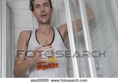 shower, bad, blue eyes, fashion, portrait, teenager View Large Photo Image Stock Photo - shower, bad, blue eyes, fashion, portrait, teenager. Fotosearch