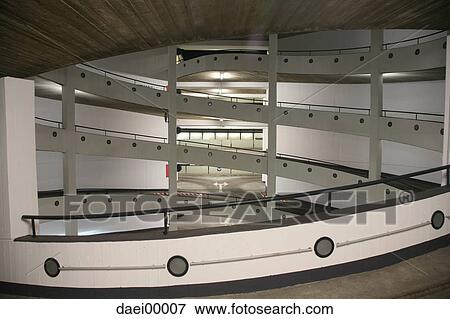 spiral, parking garage, driveway, industry, parking lot, park, car View Large Photo Image Stock Photo - spiral, parking garage, driveway, industry, parking lot, park, car. Fotosearch