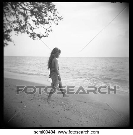 thailand strand, holidays, vacation, sea, child, girl, tree View Large Photo Image Picture - thailand strand, holidays, vacation, sea, child, girl, tree. Fotosearch
