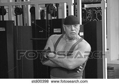 Stock Photo - upper part of the body, bodybuilding, torso, sport, shop, arms. Fotosearch