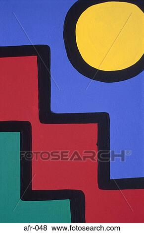 Detail of Ndebele Mural South Africa View Large Photo Image Stock Photo - Detail of Ndebele Mural South Africa. Fotosearch