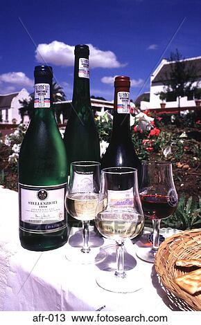 Display of Bottles and Glasses Of Wine South Africa View Large Photo Image Stock Image - Display of Bottles and Glasses Of Wine South Africa. Fotosearch