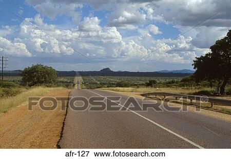 Long Straight Road South Africa View Large Photo Image Stock Photo - Long Straight Road South Africa. Fotosearch