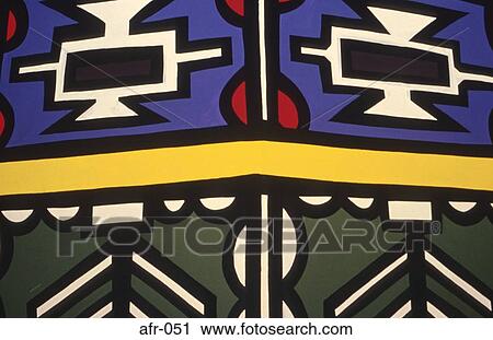 Ndebele Mural South Africa View Large Photo Image Stock Image - Ndebele Mural South Africa. Fotosearch