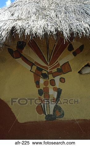 Painted Wall of Ndebele Hut Zimbabwe View Large Photo Image Stock Photography - Painted Wall of Ndebele Hut Zimbabwe. Fotosearch