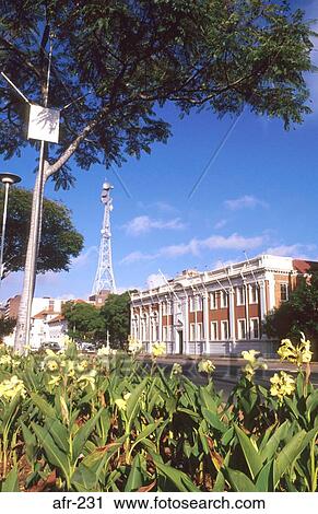 Stock Image - Park and Buildings Harare Zimbabwe. Fotosearch